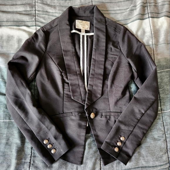 Veste tissus noir - Picture 1 of 2